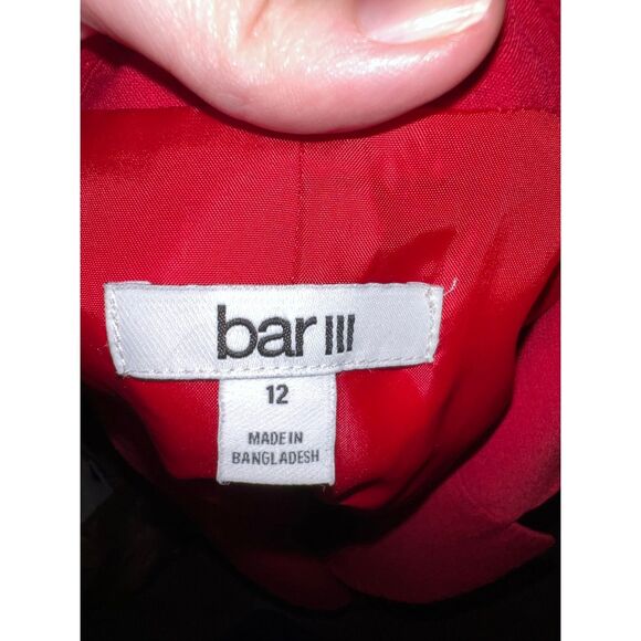 Women’s Bright Red Single Button Blazer Jacket sz12 - Picture 8 of 8